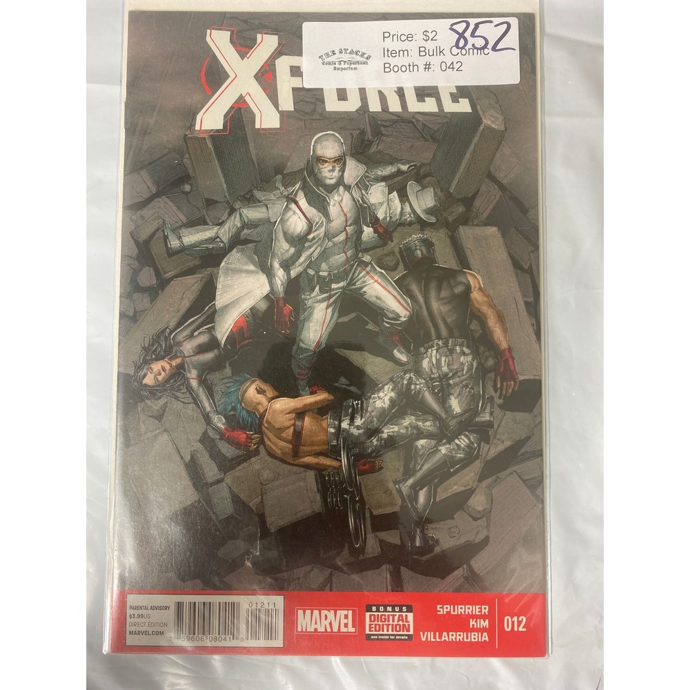Marvel X-Force #12 Spurrier Kim‎ Villarrubia 2014 Modern Age Comic Book